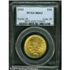 1913 $10 MS62 PCGS. Well struck with unusually bri 1913 $10 MS62 PCGS.