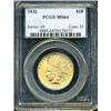 1932 $10 MS64 PCGS. A pleasantly smooth and boldly 1932 $10 MS64 PCGS.