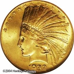 1932 $10 MS66 NGC. The 1932 is the most common Ind 1932 $10 MS66 NGC.