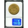 Image 2 : 1854 $20 Small Date AU50 NGC. Satiny overall with 1854 $20 Small Date AU50 NGC.