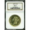 Image 3 : 1858-O $20 MS61 NGC. There are approximately 150-1 1858-O $20 MS61 NGC.