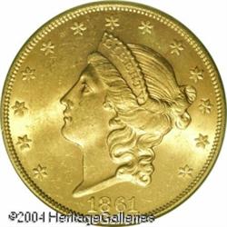 1861 $20 MS62 PCGS. While the 1861 may be the most 1861 $20 MS62 PCGS.