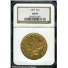 Image 1 : 1867 $20 AU50 NGC. A slightly scarcer Type Two Dou 1867 $20 AU50 NGC.