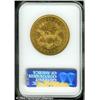 Image 4 : 1867 $20 MS61 NGC. One of the few early dates amon 1867 $20 MS61 NGC.