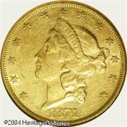 1871 $20 AU53 NGC. An important coin for AU type p 1871 $20 AU53 NGC.
