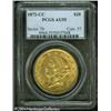 Image 3 : 1872-CC $20 AU55 PCGS. While not as rare as other 1872-CC $20 AU55 PCGS.