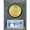 Image 2 : 1873 $20 Open 3 MS60 PCGS. An intricately struck a 1873 $20 Open 3 MS60 PCGS.