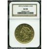 1873-S $20 Closed 3 AU58 NGC. A bright and bold pi 1873-S $20 Closed 3 AU58 NGC.