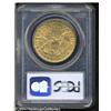 Image 2 : 1874 $20 AU55 PCGS. Bright luster illuminates the 1874 $20 AU55 PCGS.