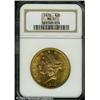 Image 1 : 1878 $20 MS61 NGC. Well struck, with bright yellow 1878 $20 MS61 NGC.