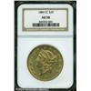 Image 1 : 1884-CC $20 AU58 NGC. Well struck and lustrous, wi 1884-CC $20 AU58 NGC.