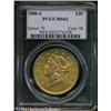 1888-S $20 MS62 PCGS. Apricot-gold patina reveals 1888-S $20 MS62 PCGS.