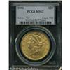 Image 1 : 1890 $20 MS62 PCGS. Well struck motifs, and honey- 1890 $20 MS62 PCGS.