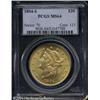 Image 3 : 1894-S $20 MS64 PCGS. This is one of 26 different 1894-S $20 MS64 PCGS.