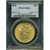 Image 1 : 1895 $20 MS62 PCGS. Well struck, with bright peach 1895 $20 MS62 PCGS.