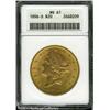 Image 1 : 1896-S $20 MS61 ANACS. A particularly appealing ex 1896-S $20 MS61 ANACS.