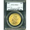 Image 1 : 1897 $20 MS62 PCGS. The rich endowment of frosty l 1897 $20 MS62 PCGS.