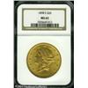 Image 1 : 1898-S $20 MS62 NGC. A boldly struck and booming D 1898-S $20 MS62 NGC.