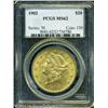Image 3 : 1902 $20 MS62 PCGS. A better date piece with origi 1902 $20 MS62 PCGS.