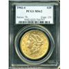 Image 1 : 1902-S $20 MS62 PCGS. A crisply struck and lightly 1902-S $20 MS62 PCGS.