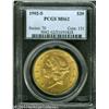 Image 1 : 1902-S $20 MS62 PCGS. A suitably struck and lustro 1902-S $20 MS62 PCGS.