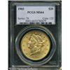 Image 1 : 1903 $20 MS64 PCGS. A high end near-Gem, the rever 1903 $20 MS64 PCGS.