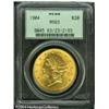Image 1 : 1904 $20 MS63 PCGS. The major devices and the star 1904 $20 MS63 PCGS.