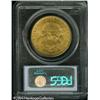 Image 2 : 1904 $20 MS64 PCGS. The reverse of this apricot-go 1904 $20 MS64 PCGS.