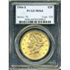 Image 1 : 1904-S $20 MS64 PCGS. Nicely struck, with sharp de 1904-S $20 MS64 PCGS.
