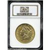 Image 1 : 1906 $20 MS61 NGC. A lustrous and suitably struck 1906 $20 MS61 NGC.