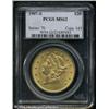 Image 1 : 1907-S $20 MS62 PCGS. A nicely struck and gently l 1907-S $20 MS62 PCGS.