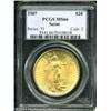 Image 3 : 1907 $20 Arabic Numerals MS66 PCGS. The first year 1907 $20 Arabic Numerals MS66 PCGS.