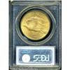 Image 2 : 1908 $20 No Motto MS65 PCGS. Boldly struck with lo 1908 $20 No Motto MS65 PCGS.