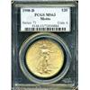 Image 1 : 1908-D $20 Motto MS63 PCGS. Boldly struck with a p 1908-D $20 Motto MS63 PCGS.