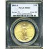 Image 1 : 1909-S $20 MS64 PCGS. Blazing luster and clean fie 1909-S $20 MS64 PCGS.