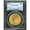 Image 1 : 1909-S $20 MS64 PCGS. Booming luster and blushes o 1909-S $20 MS64 PCGS.
