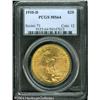 Image 1 : 1910-D $20 MS64 PCGS. The Capitol building is full 1910-D $20 MS64 PCGS.