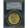 Image 1 : 1910-D $20 MS64 PCGS. Hints of pale-green hide wit 1910-D $20 MS64 PCGS.