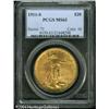 Image 1 : 1911-S $20 MS63 PCGS. An original and lustrous Dou 1911-S $20 MS63 PCGS.