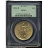 Image 3 : 1913-S $20 MS64 PCGS. The 1913-S has the third low 1913-S $20 MS64 PCGS.