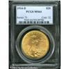 Image 1 : 1914-D $20 MS64 PCGS. A sharply struck and lustrou 1914-D $20 MS64 PCGS.