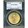 Image 1 : 1914-D $20 MS64 PCGS. The fields are well preserve 1914-D $20 MS64 PCGS.