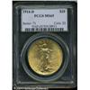 Image 3 : 1914-D $20 MS65 PCGS. A better date with bright an 1914-D $20 MS65 PCGS.
