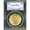 Image 1 : 1922 $20 MS64 PCGS. Well struck with bright pink a 1922 $20 MS64 PCGS.