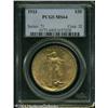 Image 1 : 1923 $20 MS64 PCGS. Soft luster underlays straw-go 1923 $20 MS64 PCGS.