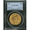 Image 1 : 1923 $20 MS64 PCGS. An attractive near-Gem, satiny 1923 $20 MS64 PCGS.