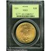 Image 1 : 1924 $20 MS63 PCGS. This well struck apricot-gold 1924 $20 MS63 PCGS.