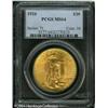 Image 1 : 1924 $20 MS64 PCGS. Bright wisps of lemon-gold pat 1924 $20 MS64 PCGS.