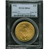 Image 1 : 1924 $20 MS64 PCGS. Boldly struck with shimmering 1924 $20 MS64 PCGS.
