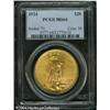 Image 1 : 1924 $20 MS64 PCGS. Boldly struck and richly lustr 1924 $20 MS64 PCGS.
